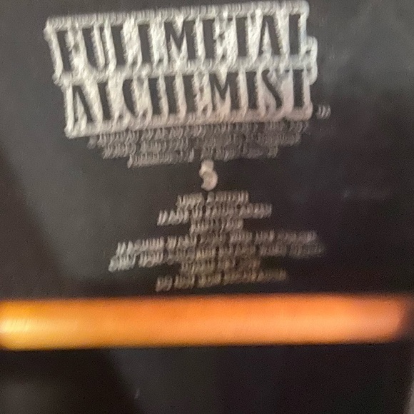 Full Metal Alchemist blsck short sleeve graphic print crew neck tShirt small - Picture 3 of 6